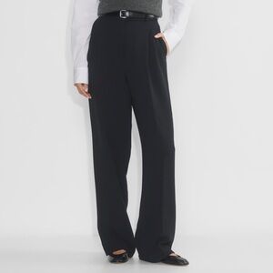 Aritzia effortless pant -crepette (black)
